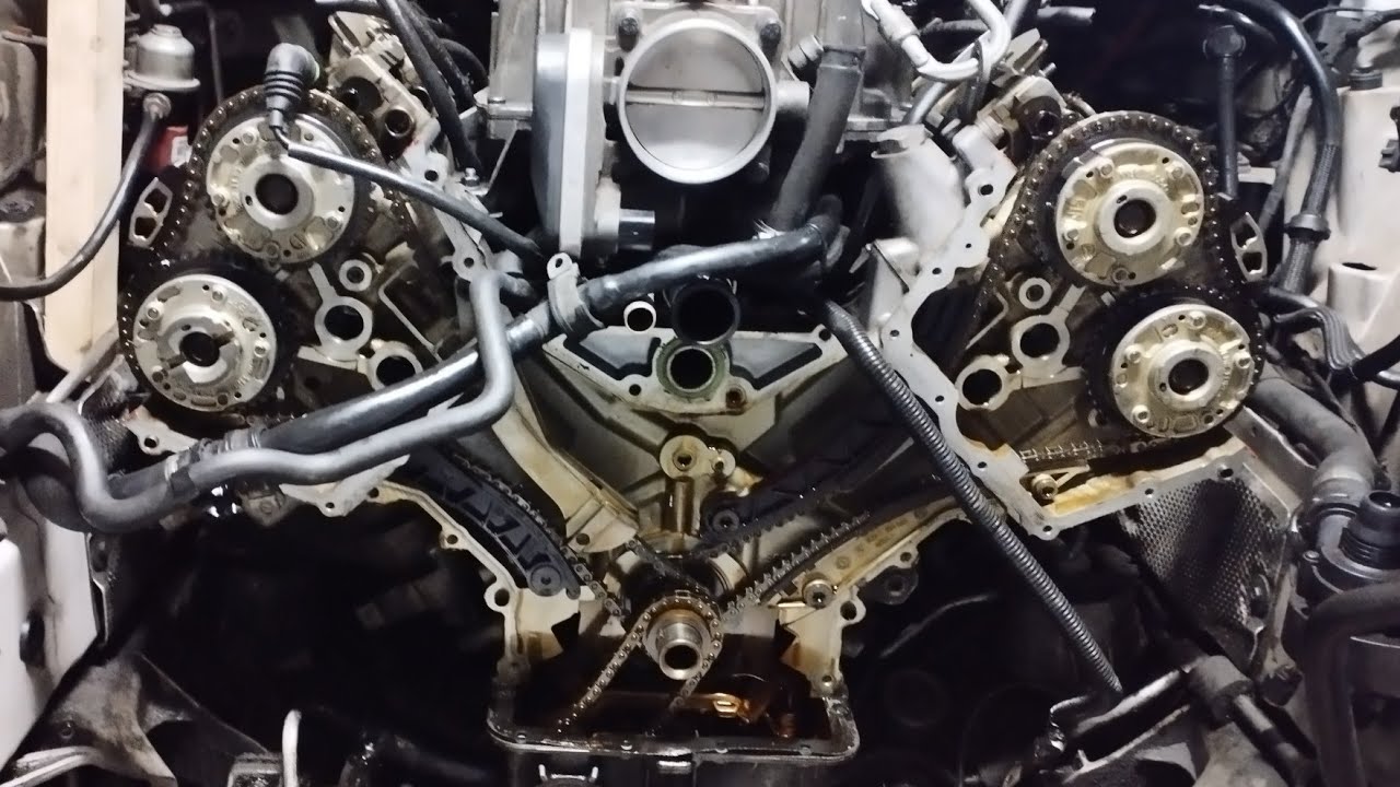 Wymiana Rozrządu BMW e60 545i PART - 1  / Timing Belt Replacement BMW E60 545i