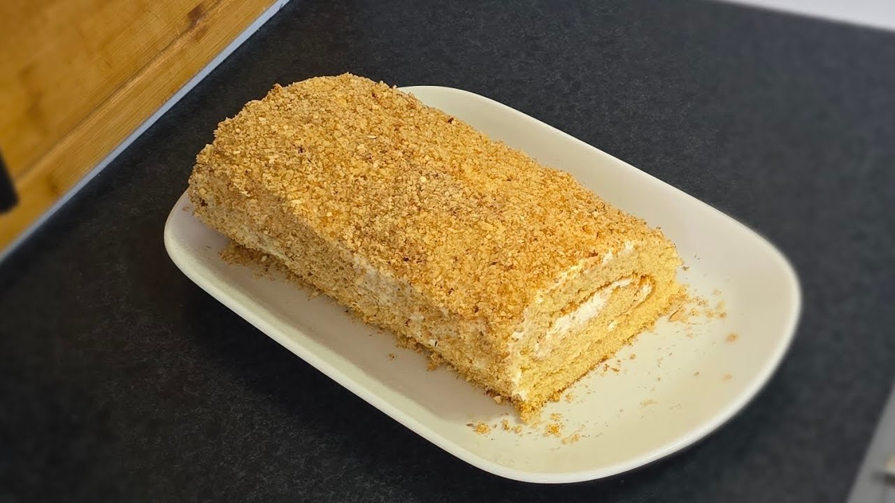 Медовый рулет, очень вкусно и просто/ Honey roll
