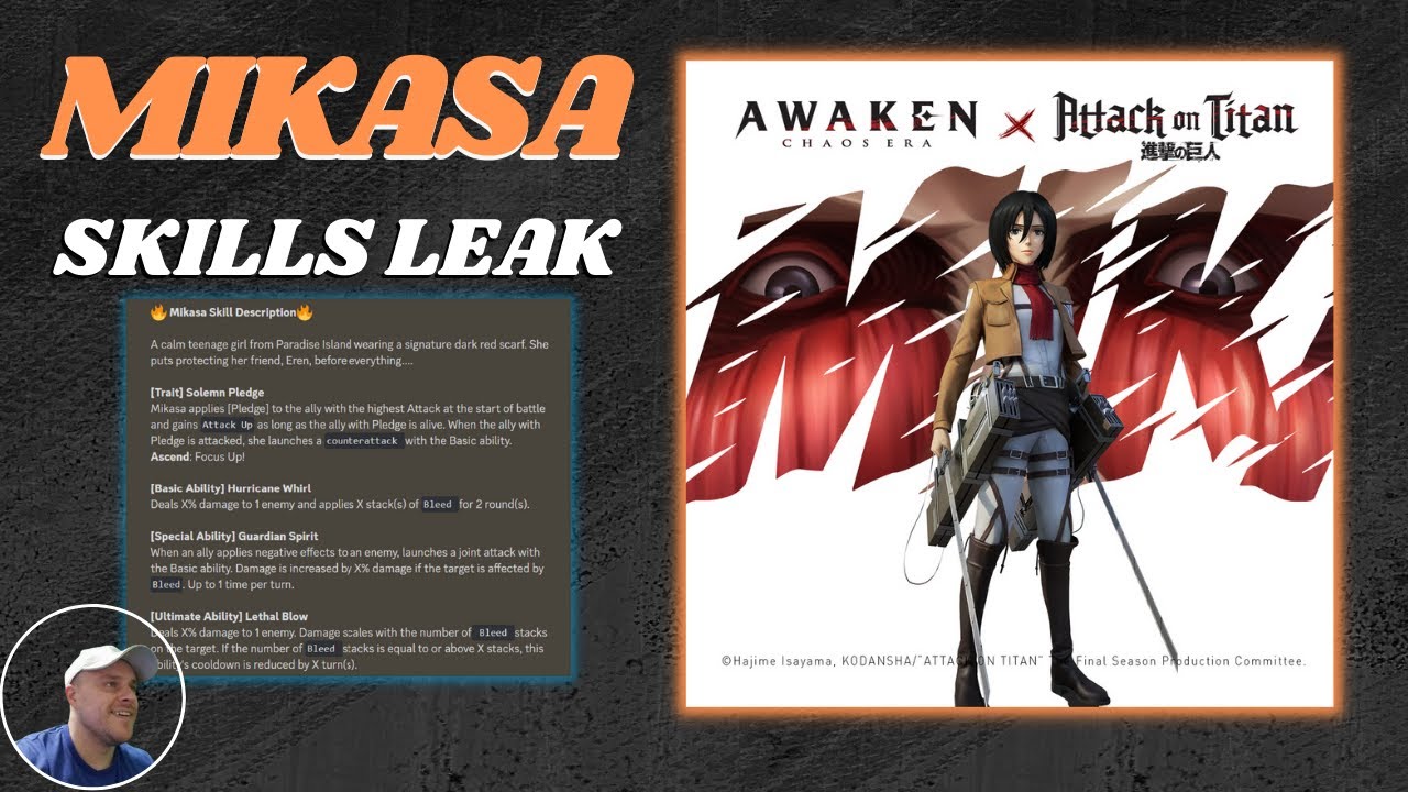 Mikasa Skills Leak - ACE x AOT | Awaken Chaos Era