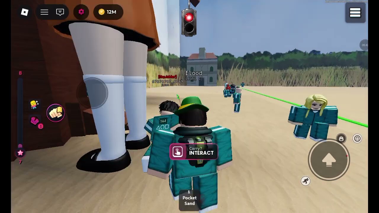 Squid game Gameplay (ink game)
