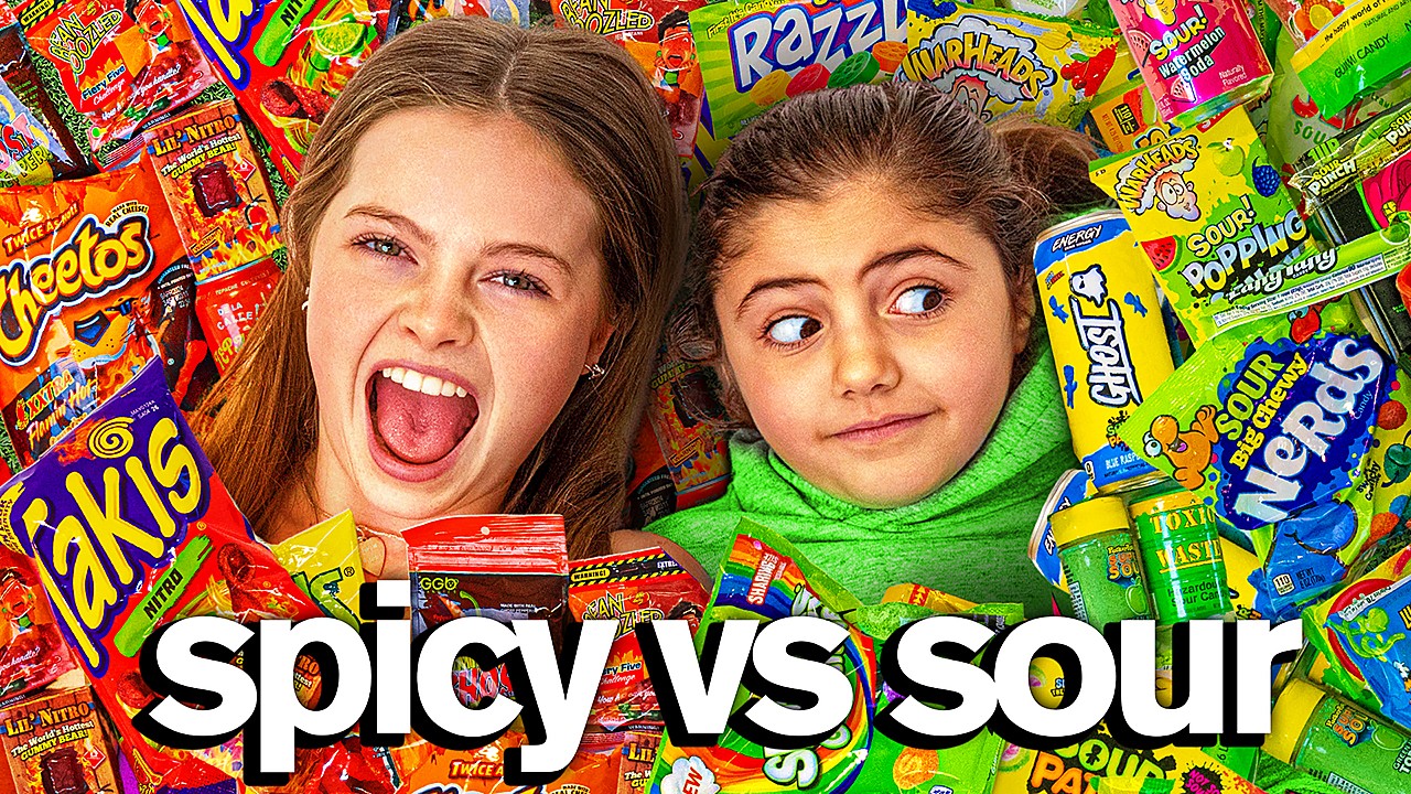 Eating The World's SPICIEST vs SOUREST FOODS