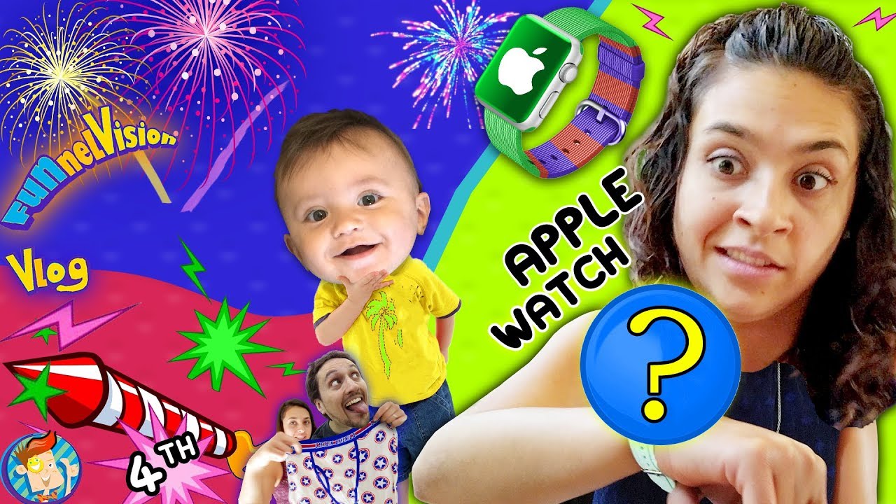 BEST APPLE WATCH EVER!  Shawn's 1st 4th of July Fireworks  Mom's Birthday Vlog