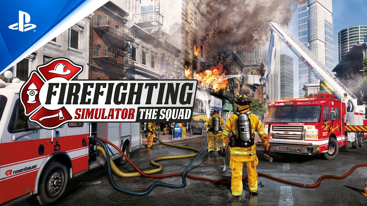 Firefighting Simulator - The Squad - Release Trailer | PS5 & PS4 Games