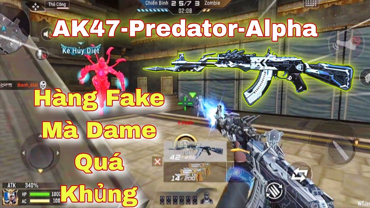 Không Thể Tin Được! Sức Mạnh Kinh Hoàng Của AK47 Predator Alpha Trong Zombie V4