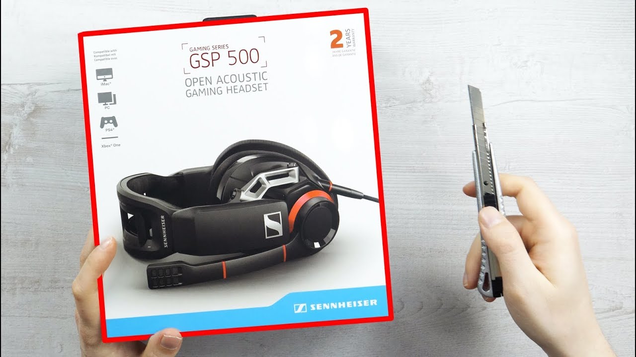 PREMIUM SOUND FOR FORTNITE & APEX - SENNHEISER GSP 500 GAMING HEADSET - UNBOXING 4K 60FPS
