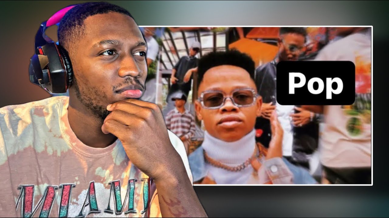 AMERICAN REACTS TO | Ghost Hlubi   Pop Official Music Video | REACTION