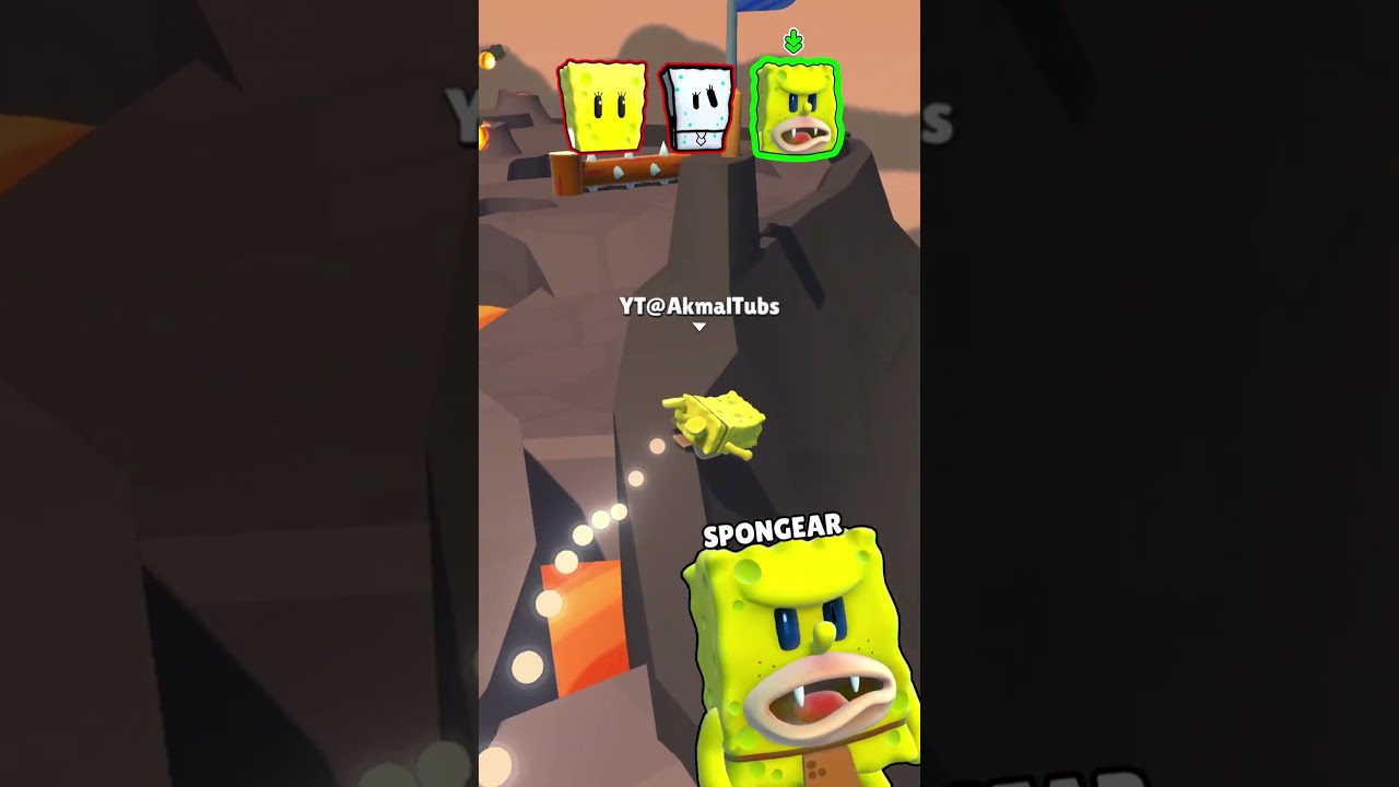 Which SpongeBob Skin is the COOLEST❓ Stumble Guys #shorts #stumbleguys