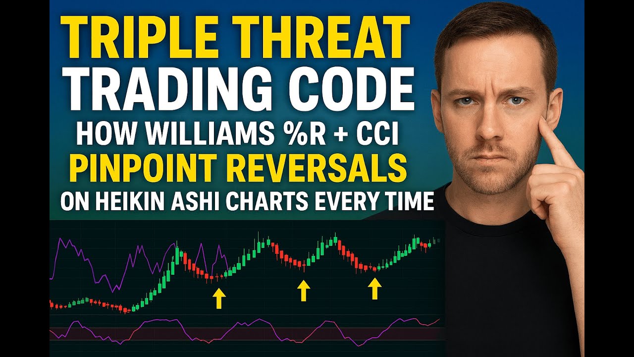 TRIPLE THREAT TRADING CODE How Williams %R + CCI Pinpoint Reversals on Heikin Ashi Charts EVERY TIME