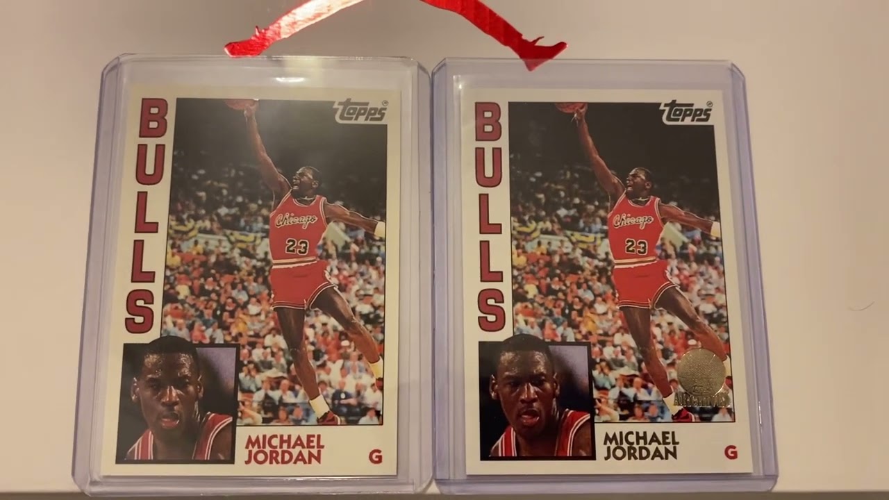 Michael Jordan cards - 1992-1993 Topps Archives #52 (base + gold stamped)