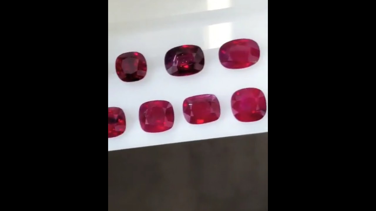 Burma vivid red ruby available for sale.