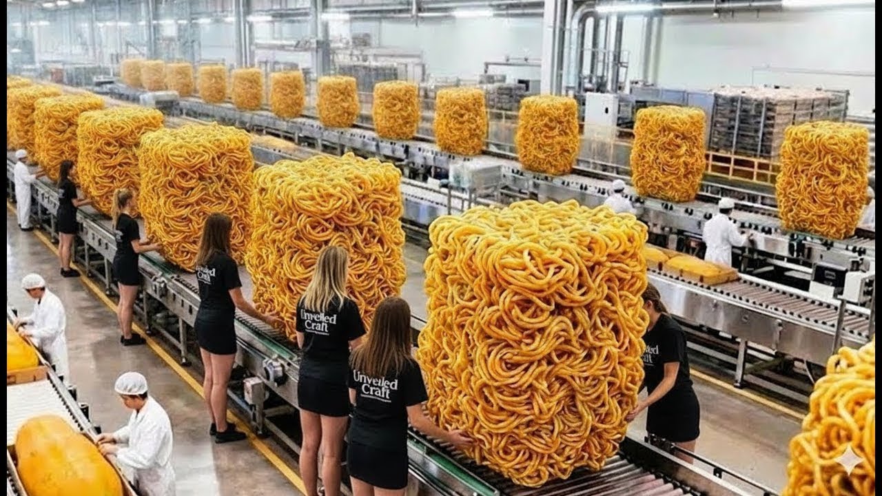 Inside the Largest U S  Ramen Factory  From Beef Bones to Instant Noodles