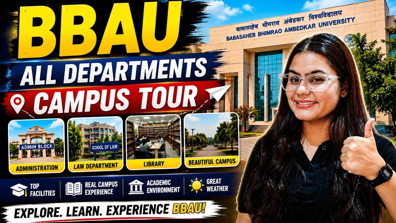 BBAU❤️ Admission 2026 | Best Departments, Library, Campus & Everything You Need to Know🤩 #bbau