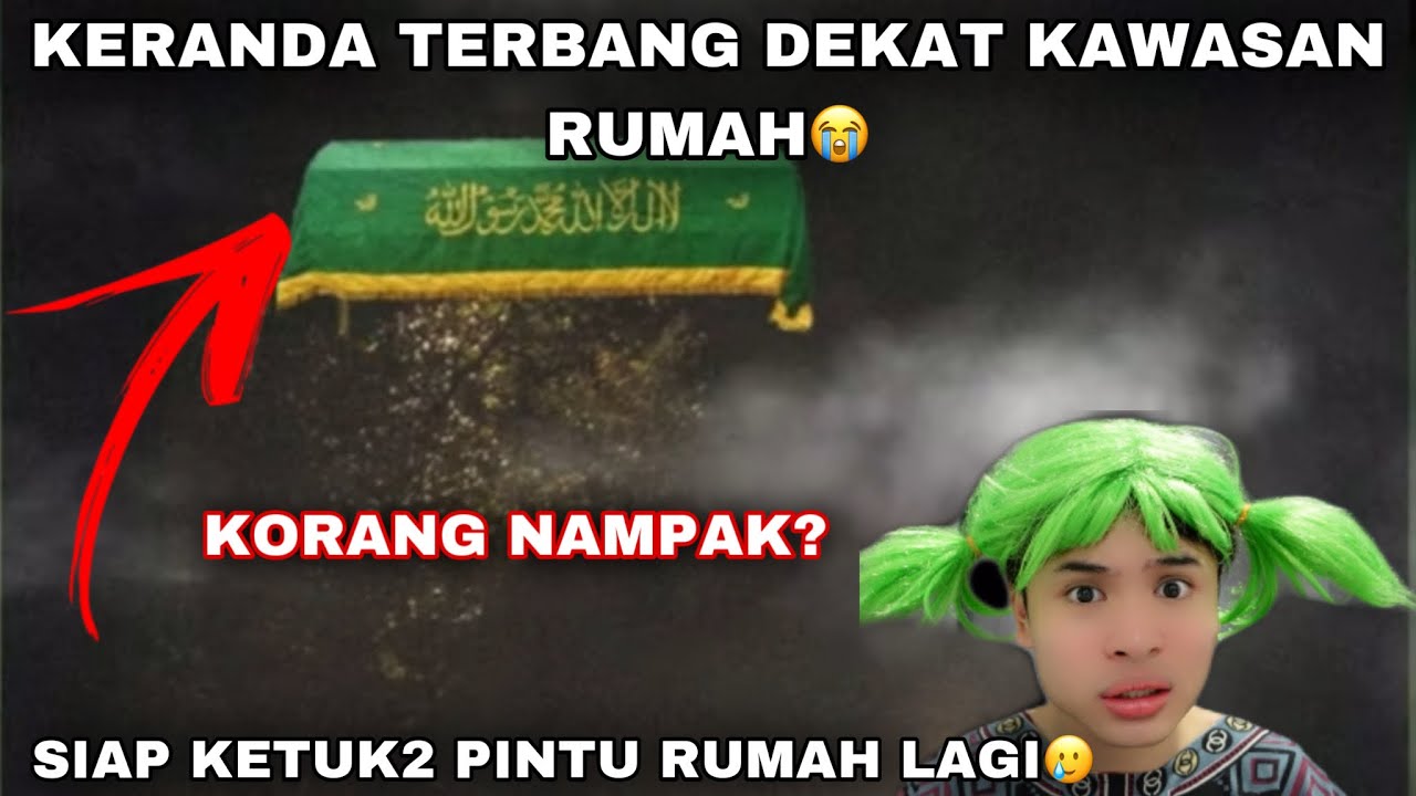 KERANDA TERBANG DEPAN RUMAH AKU😭 | KAWAN AKU SEKALI KENA🥲