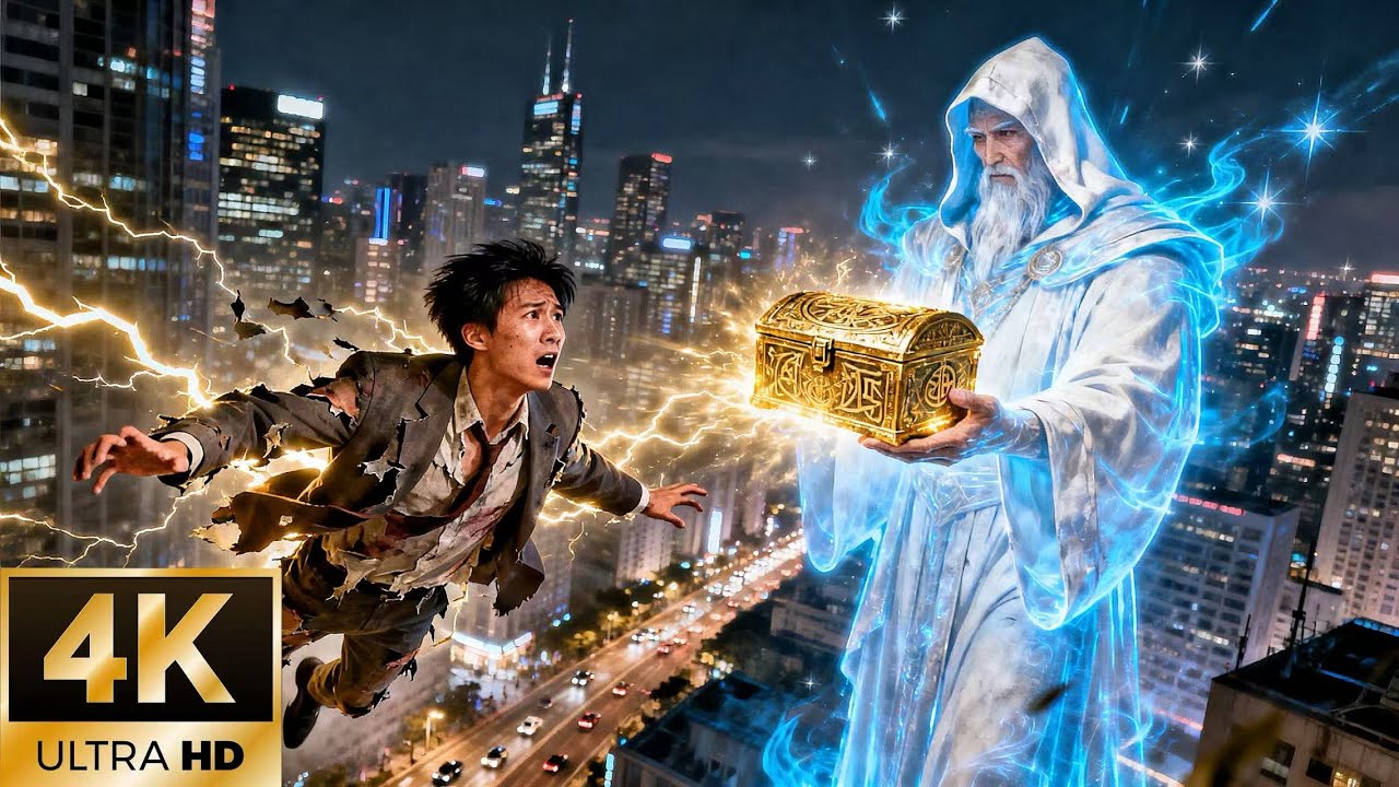 Pushed downstairs by his wife, a pitiful man is blessed by the gods, gains a magic treasure chest.