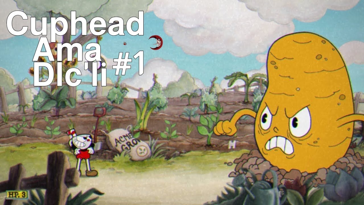 Cuphead ama dlc ile | en baştan başlıyoruz. | @Muhprogamertr 