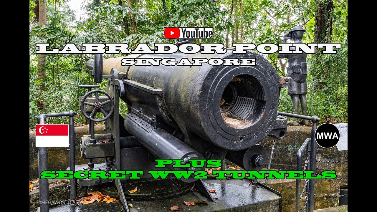 LABRADOR GUN BATTERY: Exploring a Secret Jungle Bunker in Singapore!