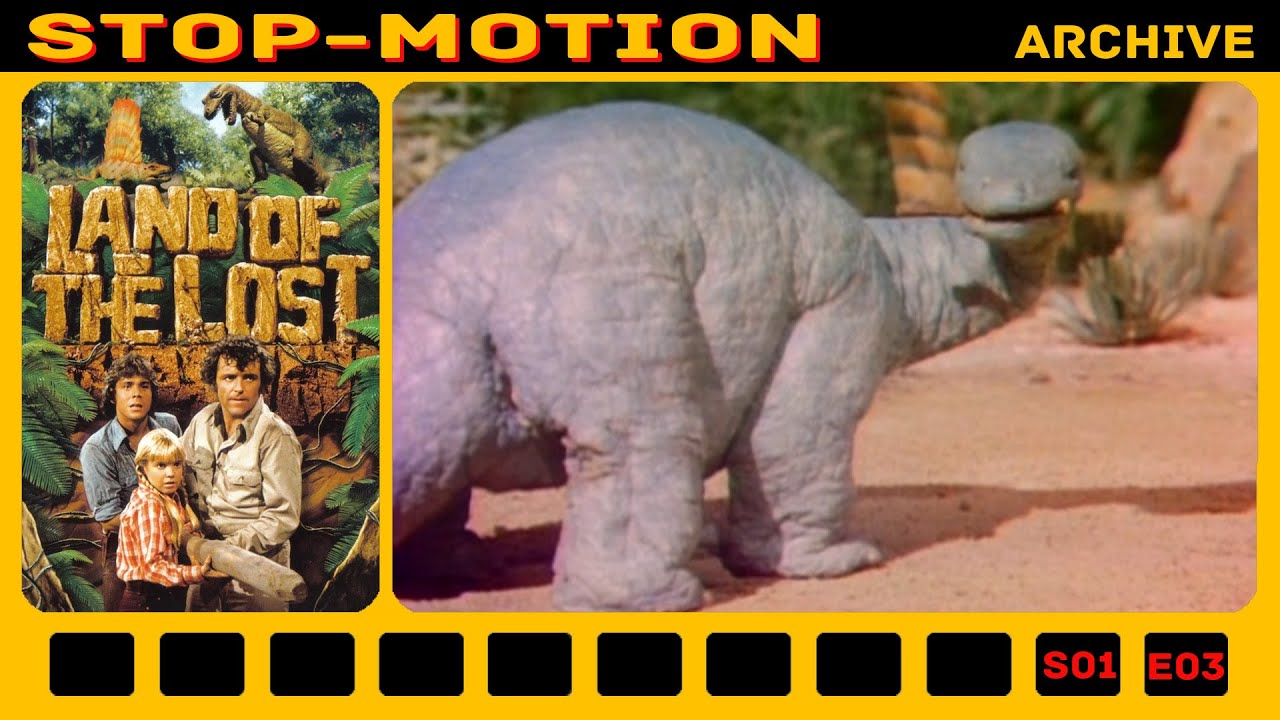 Land Of The Lost (TV series, 1974) S01 Ep03 Stop-Motion Shots