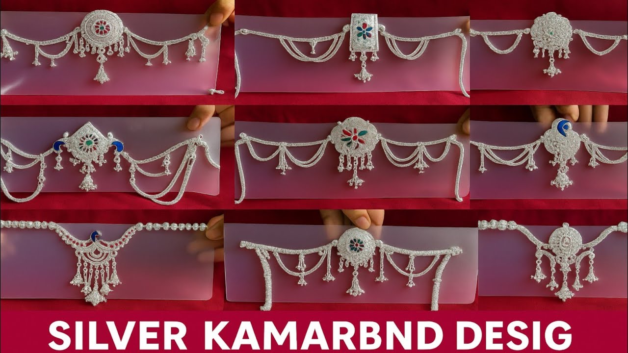 Only 25000 under Latest silver fancy kamarband designs with weight and price // कमरबंद 2025