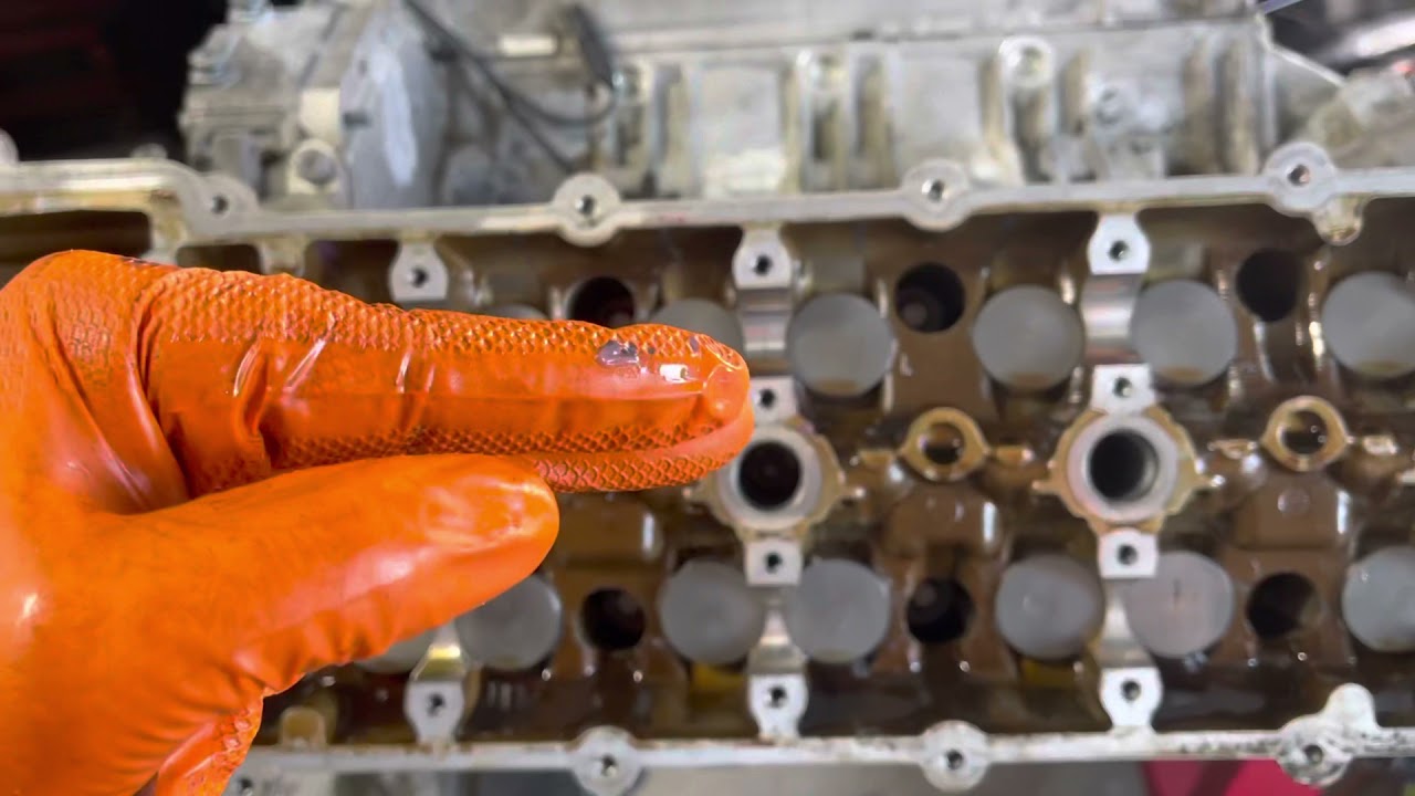How to remove a cylinder head from a Mercedes M156 AMG V8