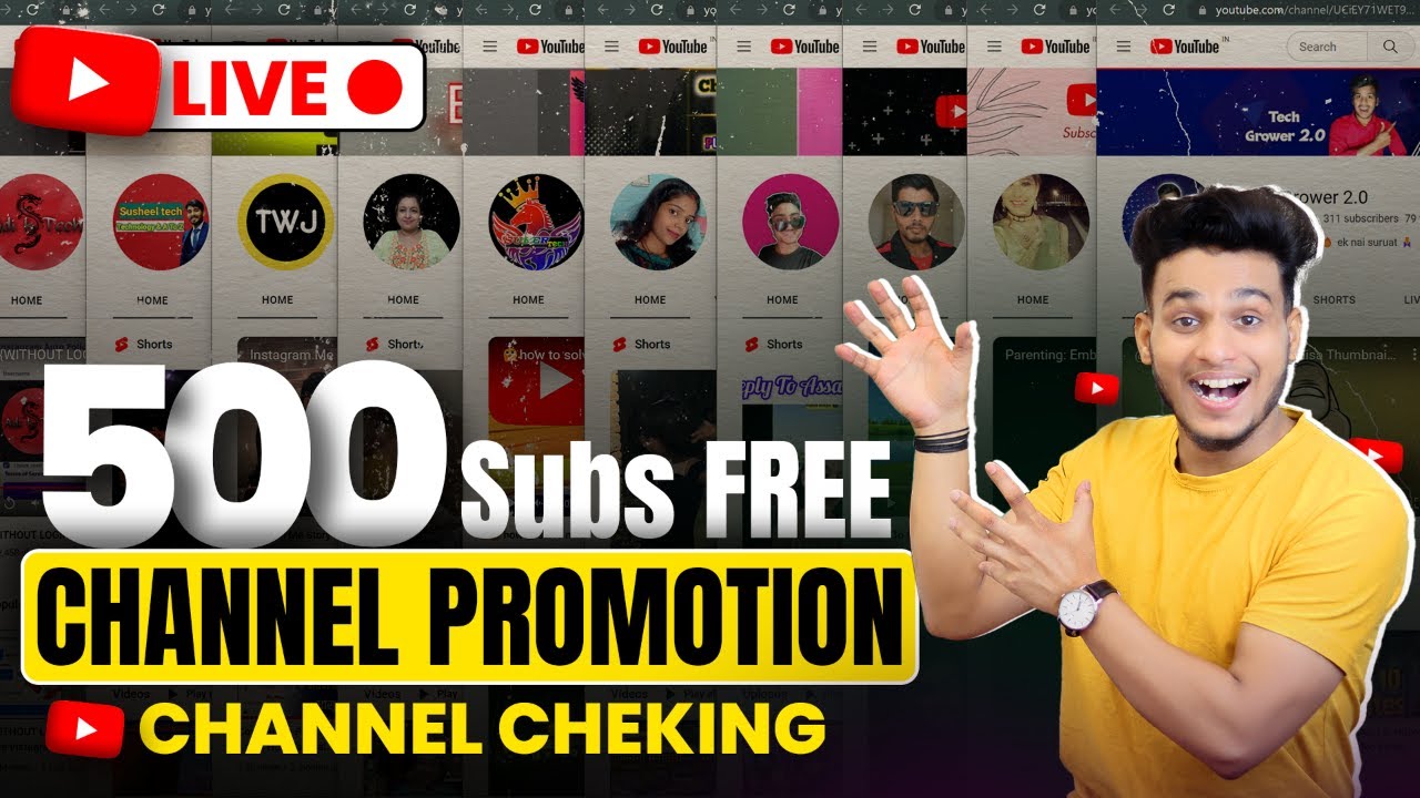 2 Minutes me 200 Subscribers Free Channel Promotion Live 🔥🔥| Live Channel Checking & Review