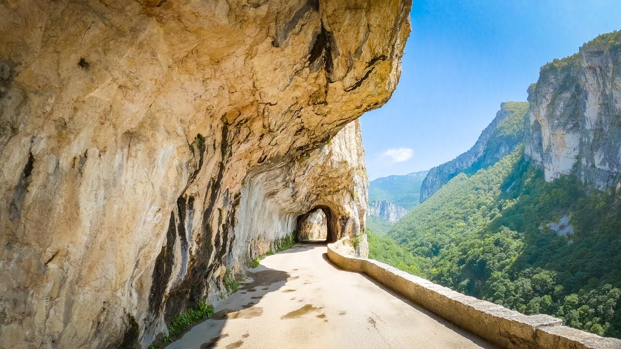 Driving the Gorges du Nan, France