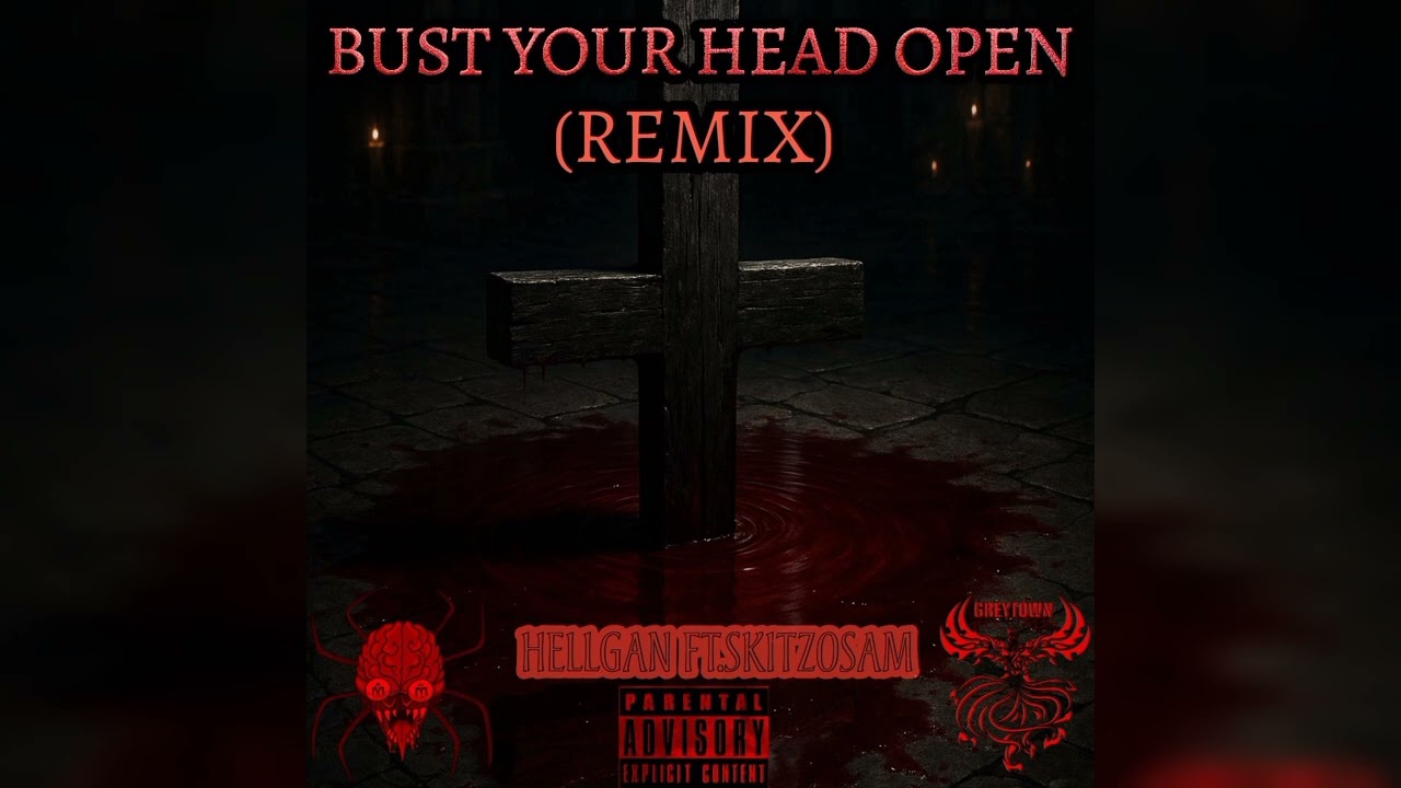 Hellgan - Bust Your Head Open (Remix) - Ft. @SkitzoSam505  (Prod. By @BankHardBeats )