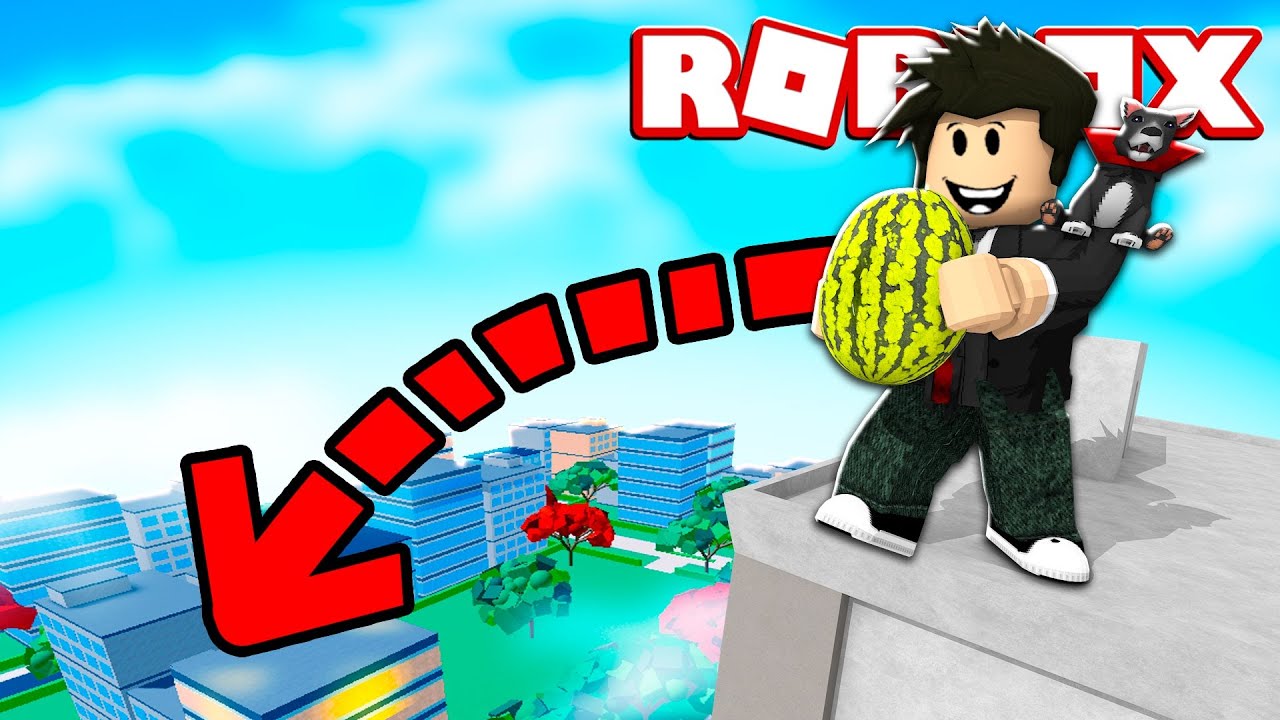 LOKIS JOGANDO COISAS DO ALTO | Roblox - Throw stuff for money