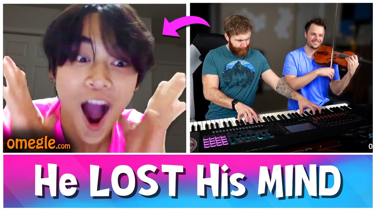 Piano/Violin Duo Play ANIME Music on Omegle | Ep. 14