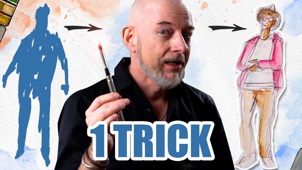 Mit einem einfachen Trick Menschen Sketchen | Felix Scheinberger