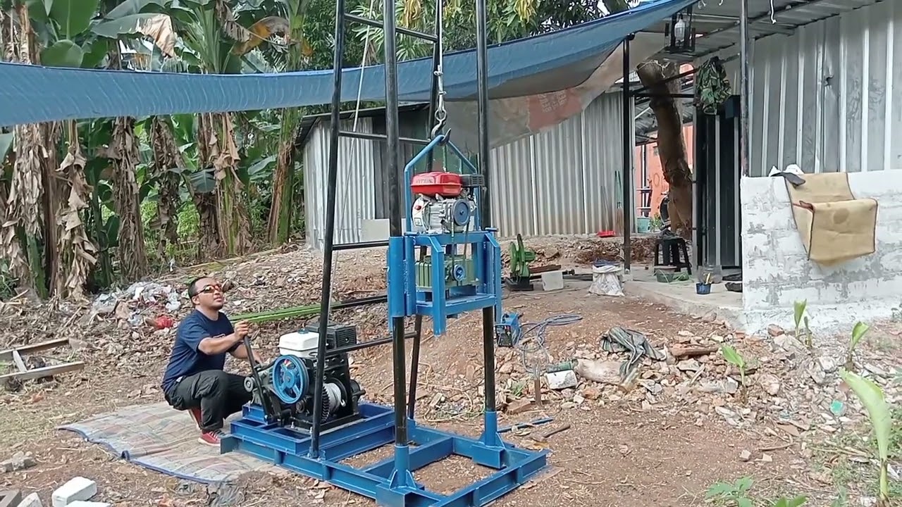 MESIN BOR SUMUR POWER RIG 03 KE-DT M150 SPEK SULTAN‼️Pesanan Pak.USTAD TOBRIH Customer dr BOGOR