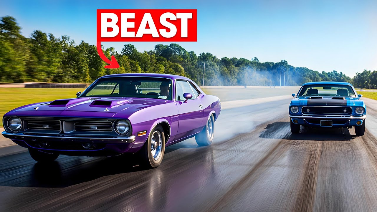 426 Hemi vs Boss 429 Mustang Drag Race Showdown!