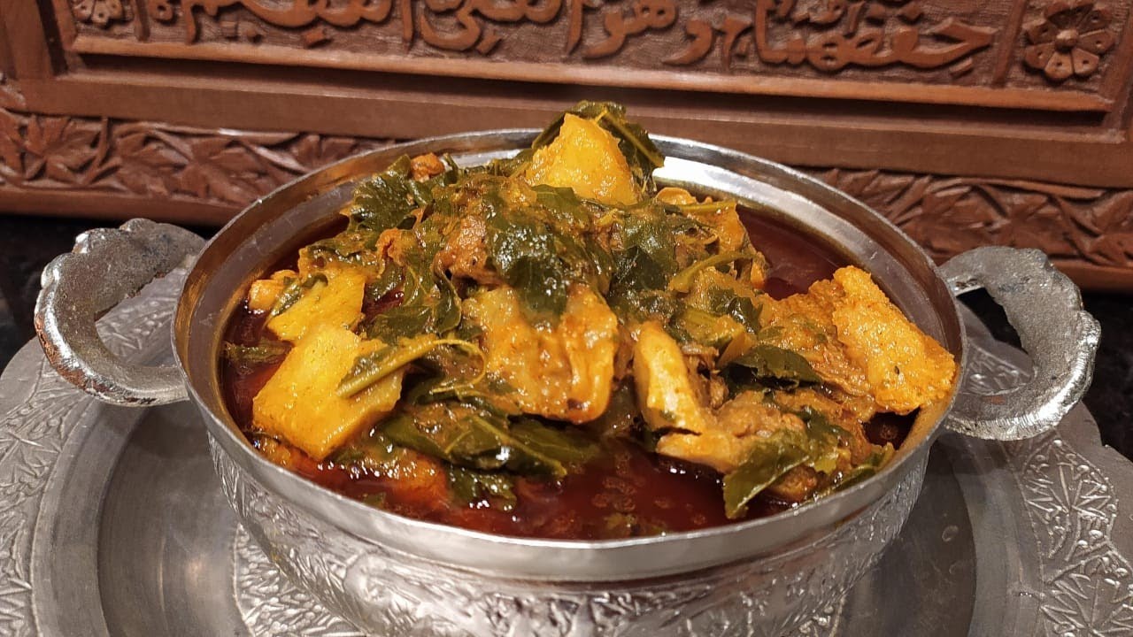 How to make monji maaz recipe/ kohlrabi with meat recipe at home by kashmiri recipe