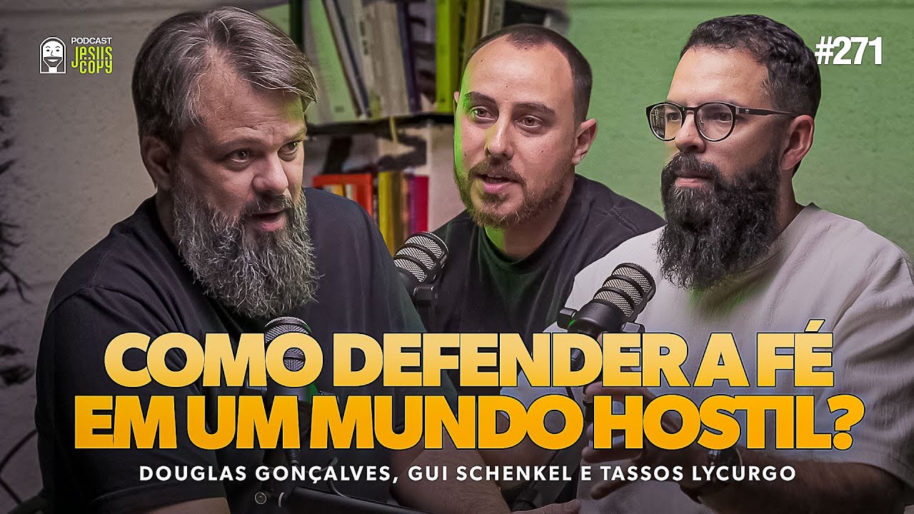 ATEÍSMO, CRISE NA EDUCAÇÃO E A BATALHA CULTURAL |  Podcast JesusCopy com Tassos Lycurgo #271