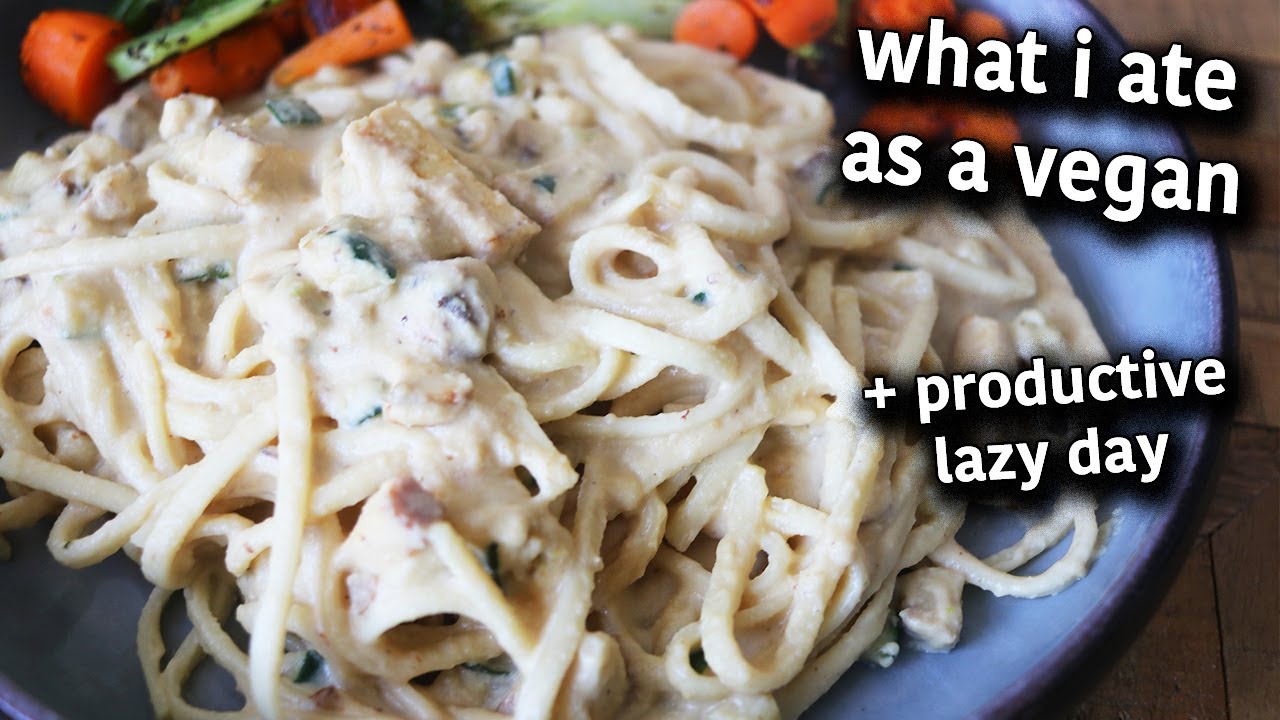 LAZY PRODUCTIVE DAY (What I Ate in a Day Vegan) #2 // Vegan Recipes & Tips