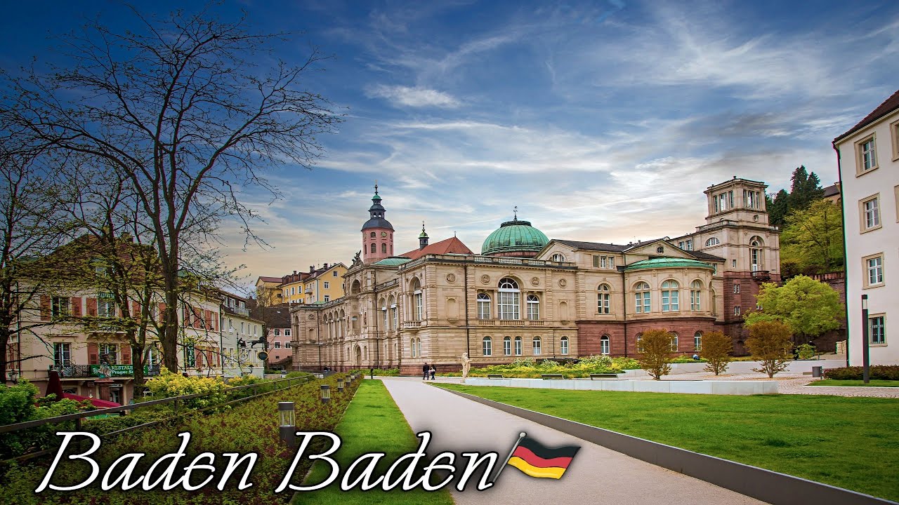 ⁴ᴷ Baden Baden - A Renaissance Spa Town in Baden-Württemberg, Germany