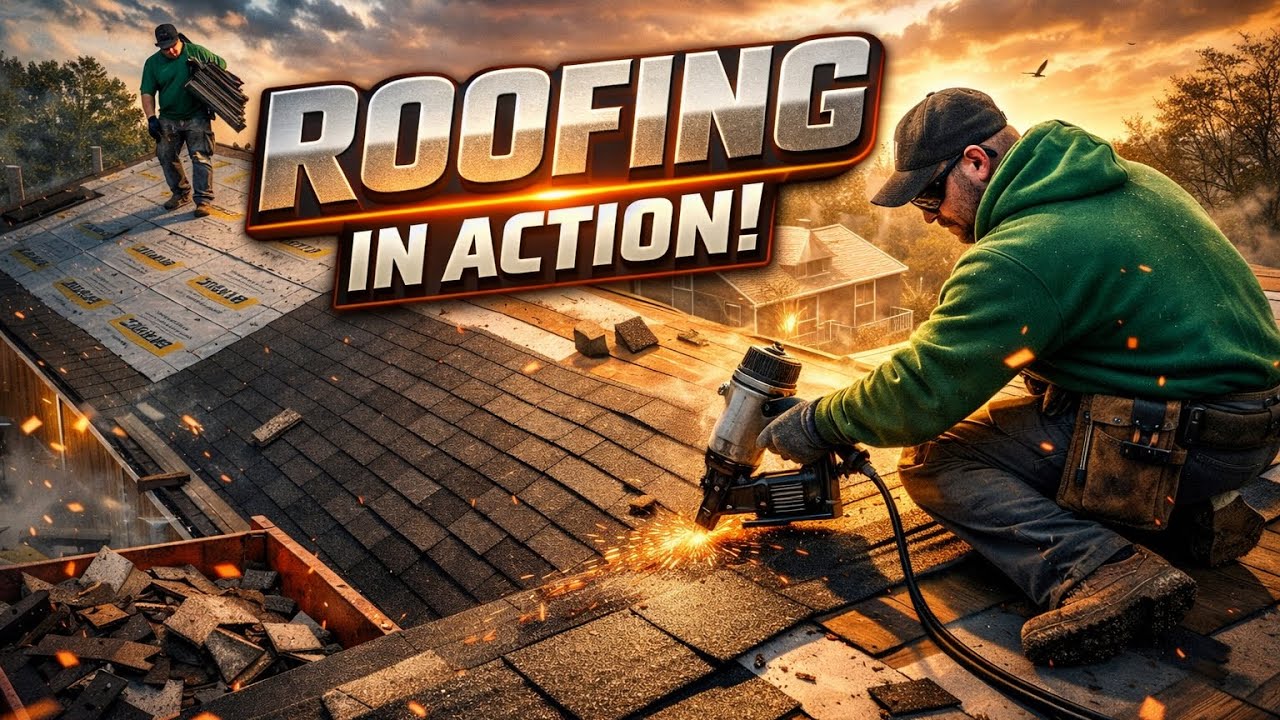 Roofing In Action