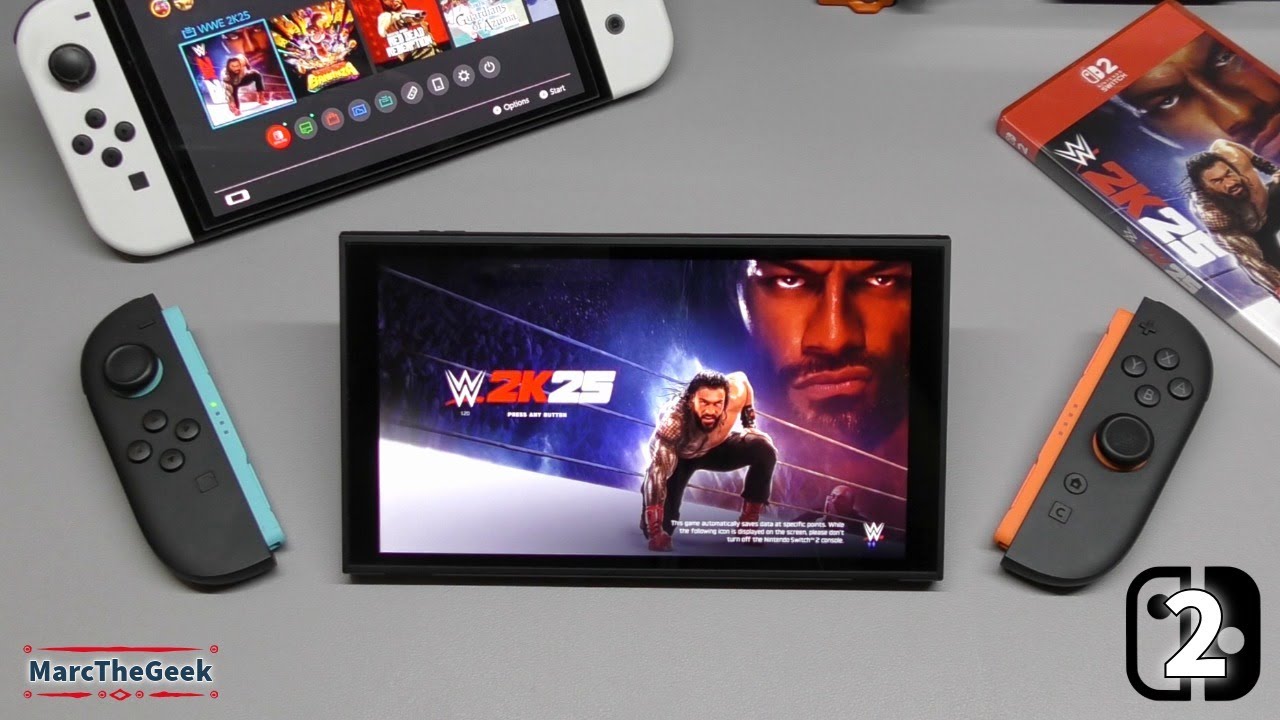WWE 2K25 Separate Joy-Cons & GameShare Gameplay Experience
