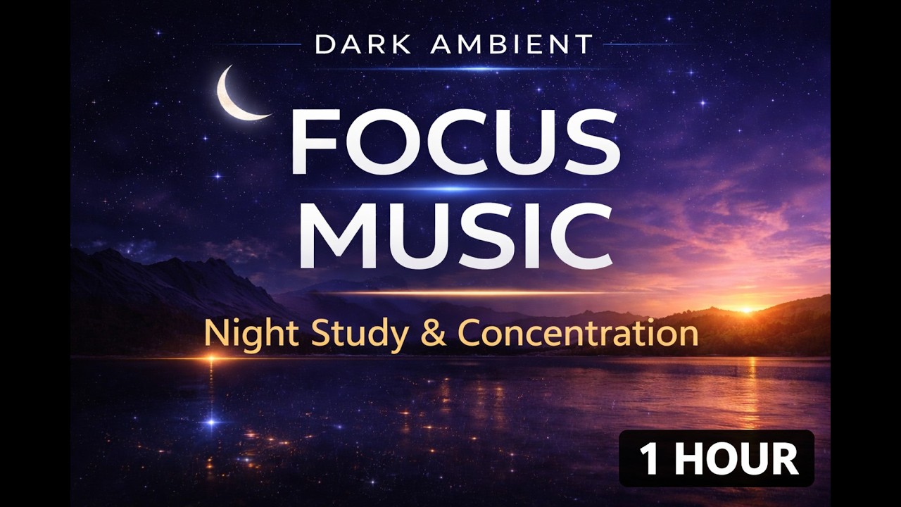 Dark Ambient Focus Music – Midnight Deep Concentration (1 Hour)