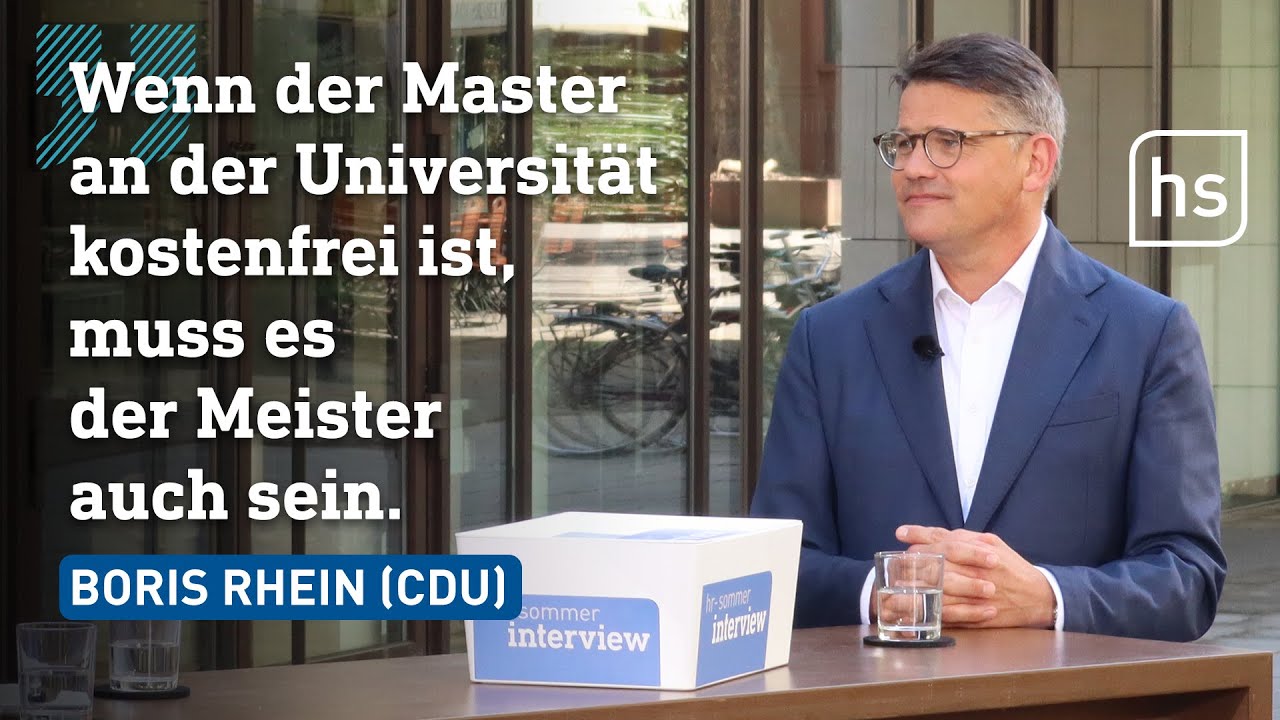 Boris Rhein (CDU) im hr-Sommerinterview | hessenschau