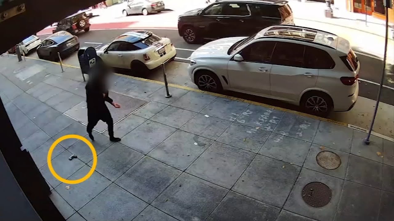EXCLUSIVE: Video shows moments Ricky Pearsall shooting suspect flees Union Square crime scene