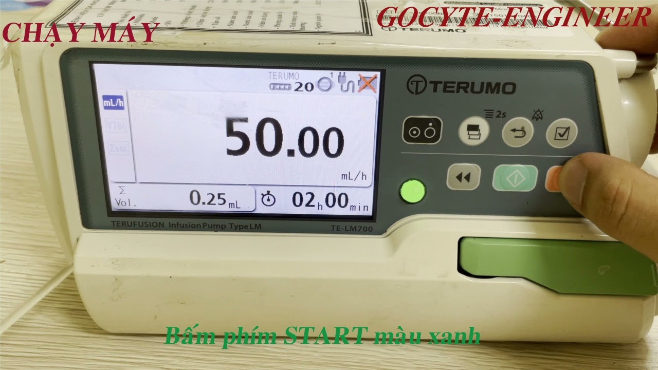 BƠM TRUYỀN DỊCH TERUMO TE-LM700 / HƯỚNG DẪN SỬ DỤNG