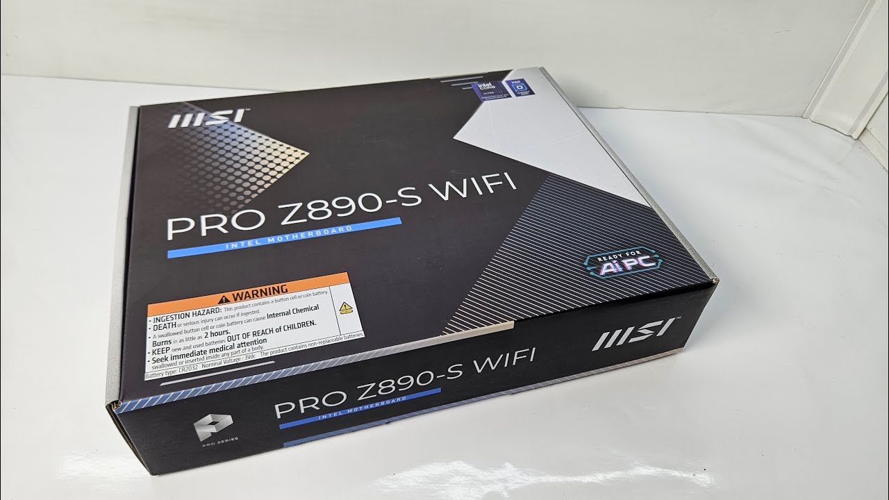MSI Pro Z890-S WiFi for intel unboxed