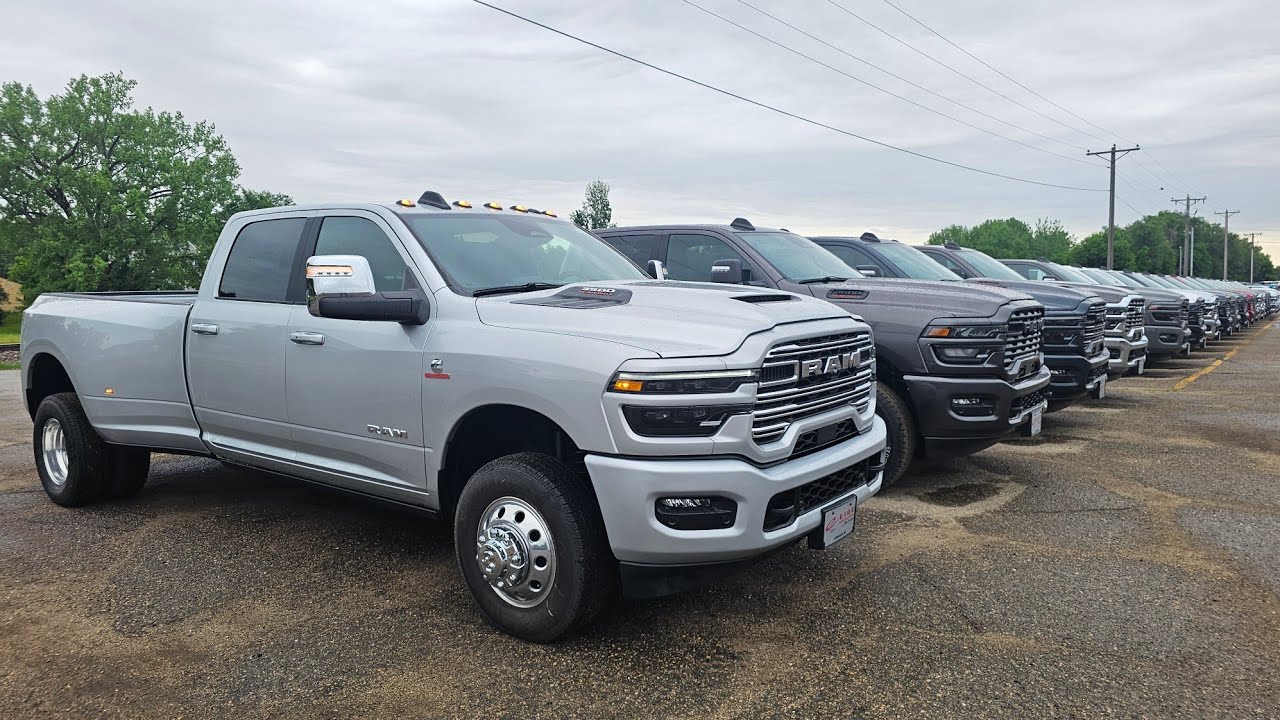 Quick Walkaround of the 2026 RAM 3500 Laramie Dually with the Sport Appearance Pkg. 