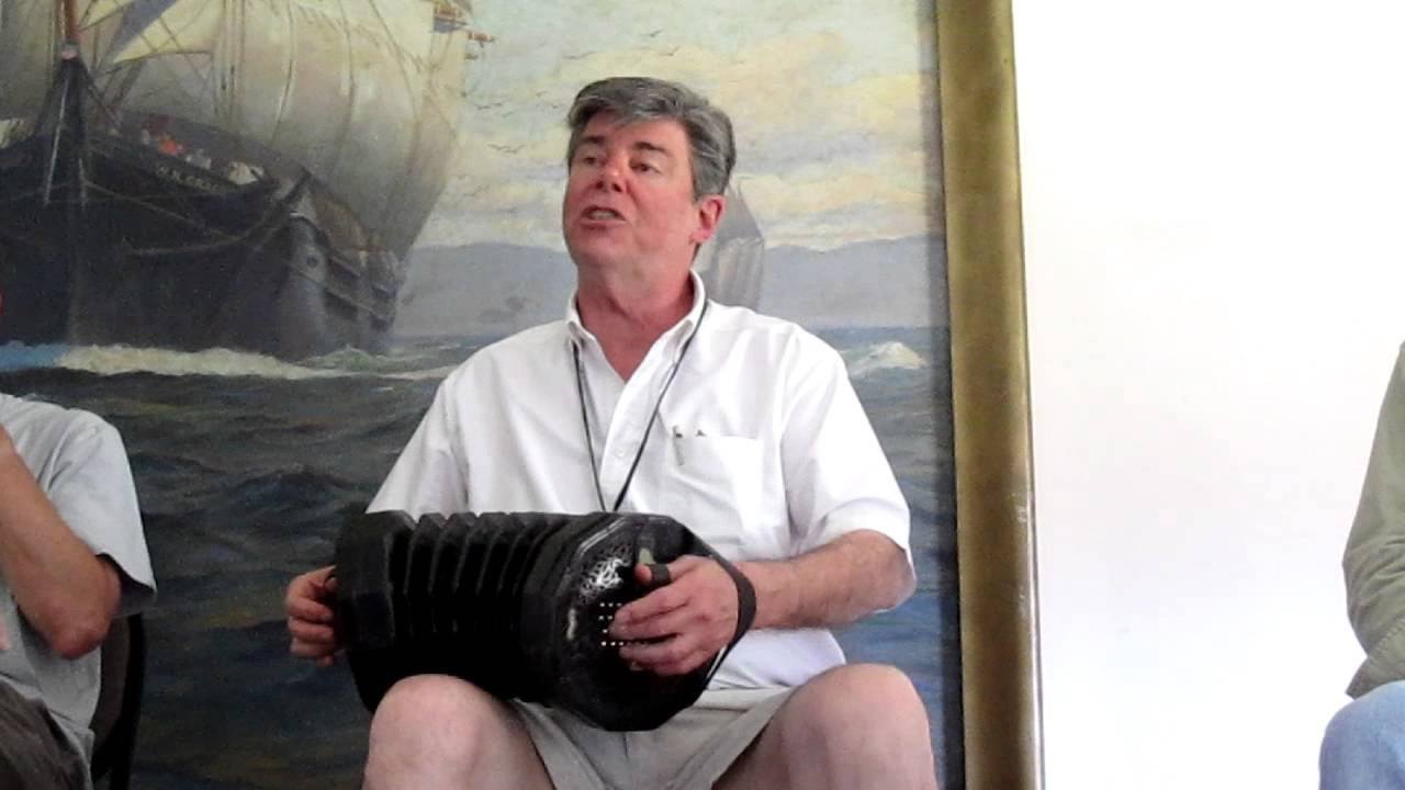Jeff Warner plays the English concertina at the Mystic Sea Music Festival 2012
