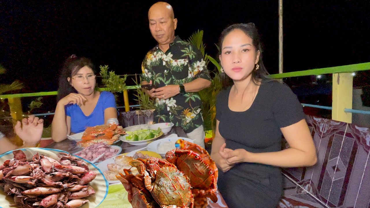 My Last Day At Koh Sdach Island 🏝️| Eating Seafood In Island