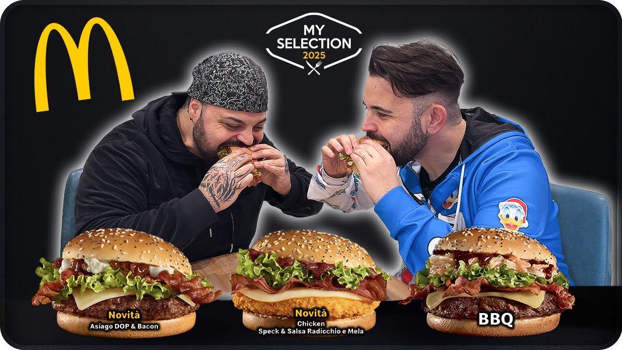 Proviamo i NUOVI panini Mc Donald's MY SELECTION 2025 !