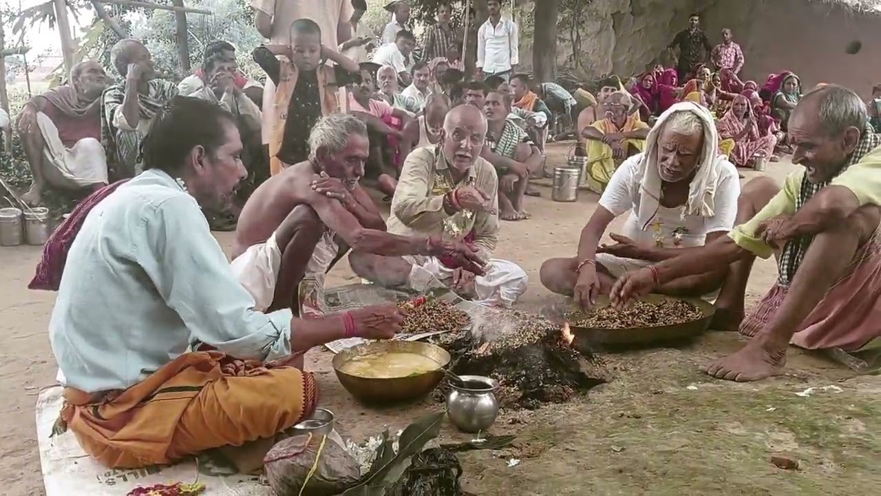 अपने गांव में मां शायर का पूजा//देखने को मिला