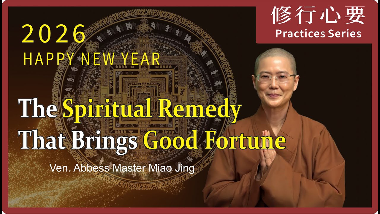 2026 Year of FIRE Forecast: A Remedy for Fortune, Peace and Prosperity — Ven. Miao Jing 火年如何有好運 妙淨法師