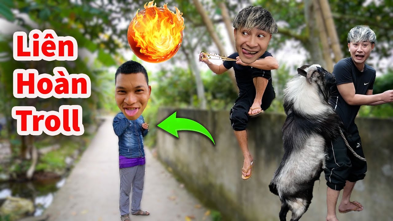 Hậu Cáo - Bị Dê Đuổi Thử Thách Liên Hoàn Troll Em Trai