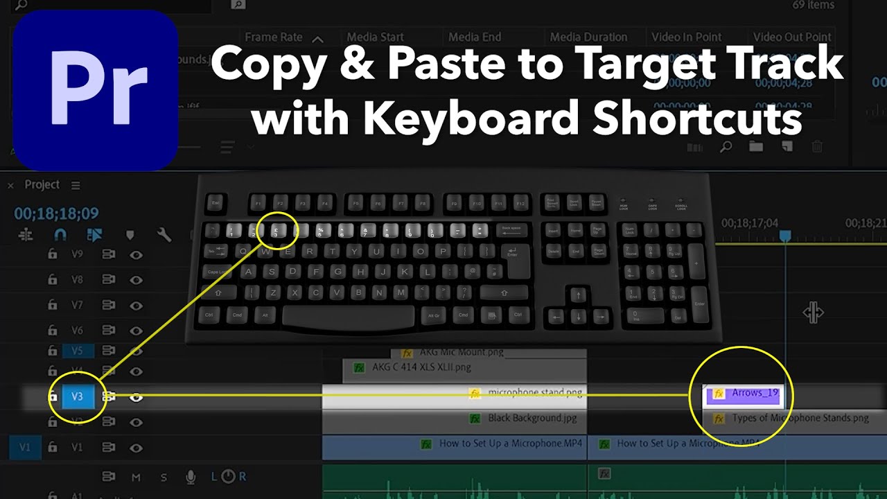 Copy & Paste to ANY TRACK in Premiere Pro 2024